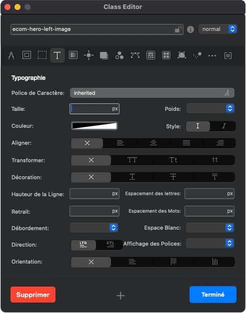 blocs 5 class editor